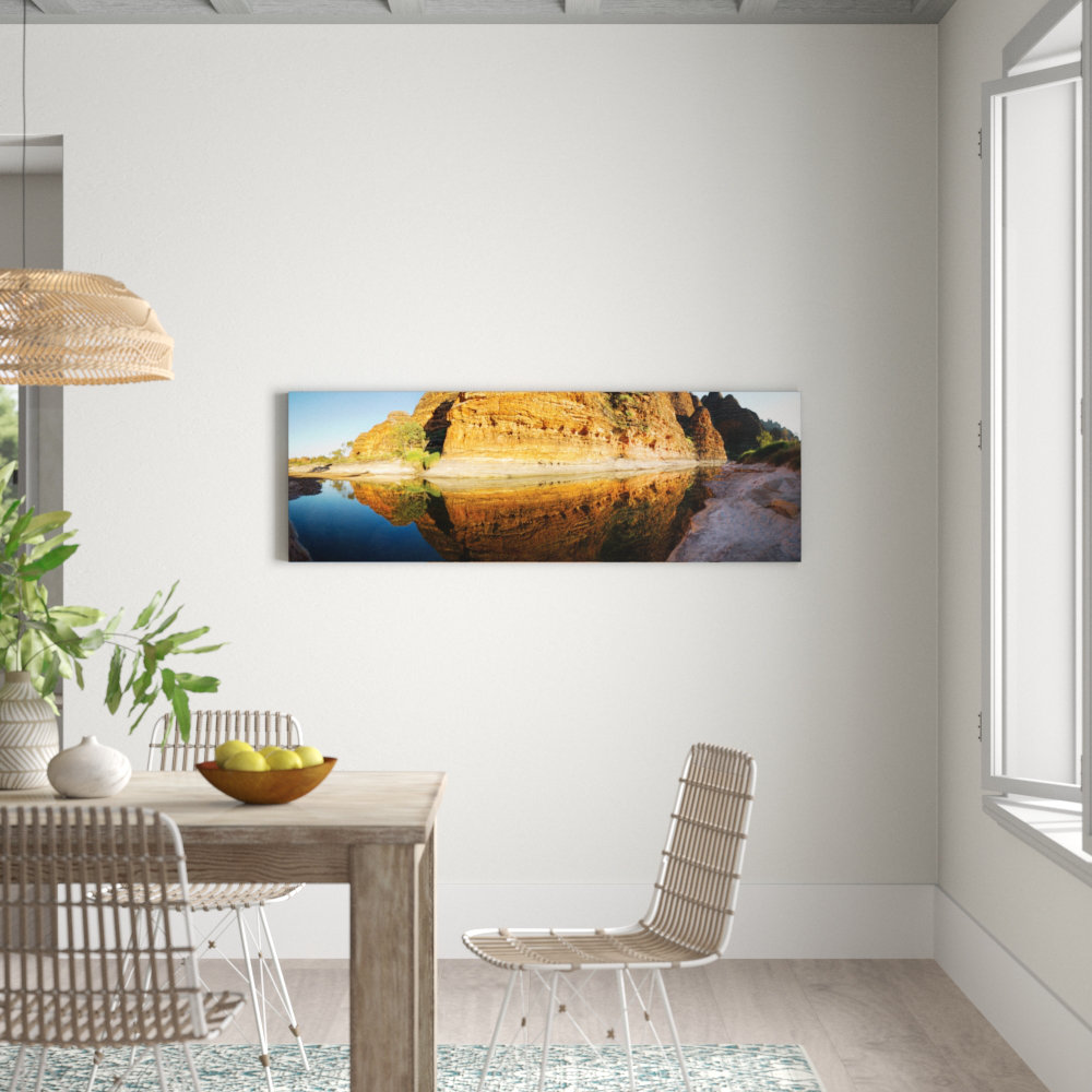 Purnalulu Reflections by Andrew Brown Photographic Print Wrapped on Canvas