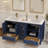 Rooh 60'' Double Bathroom Vanity with White Quartz Top-101808839-101808838