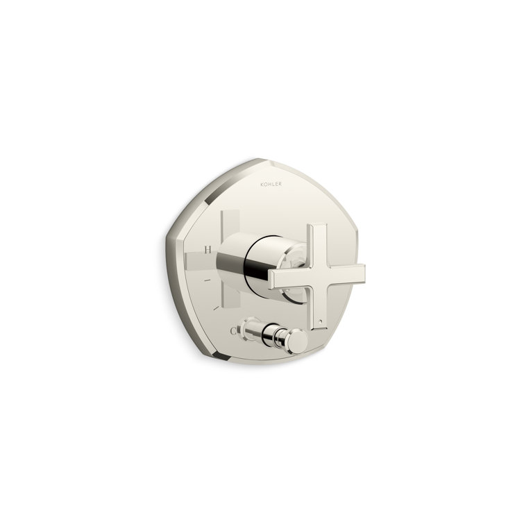 Occasion Rite-Temp Shower Valve Trim With Diverter And Cross Handle