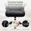Fauteuil de direction ergonomique en cuir de polyuréthane avec dossier indépendant Loriece-27496489