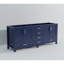 Meuble-lavabo double bleu marine 84 po X P 22 po D-117978843