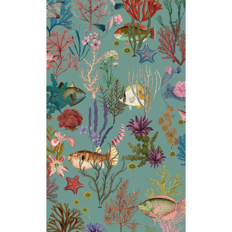 Botanical Double Roll, Navy
