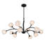 Lustre noir mat 12 lumières Walker