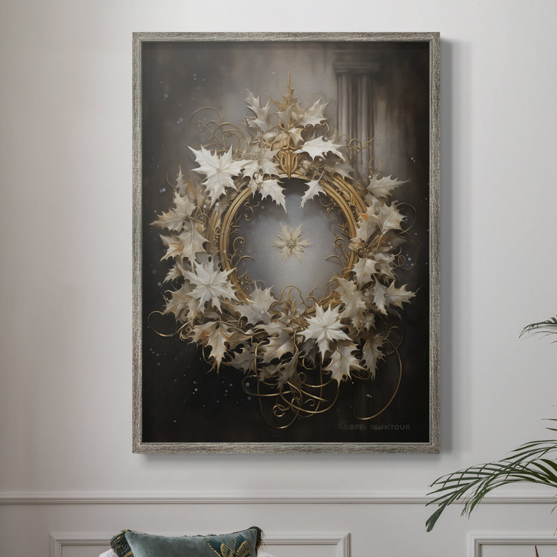 «Christmas Holiday Art DCCII», reproduction d'art encadrée - bois massif, H 11 po x l 9 po