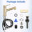 Modern Bathroom Basin Tap - Brushed Gold With Pull Out , Pop-Up Drain Stopper And Deck Plate Sink Faucet Gold, Single Handle, &-125172596