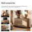 4-Piece Bedroom Set: Queen Bed Frame with Headboard, 2 Nightstands, and 6-Drawer Dresser, Rustic Charm-780562733