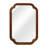 Solid Wood Frame Rounded Corner Decorative Mirror-433494039-433494044