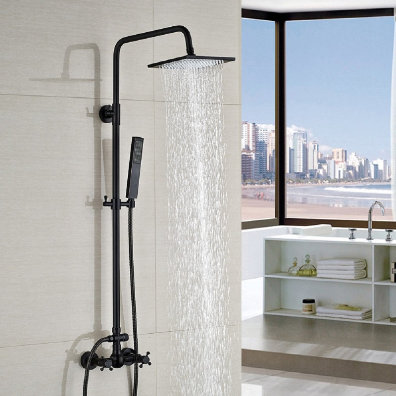 Ebikon Pressure Balanced Shower System Modern Luxury with Rough In Valve