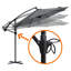 Bridgitt 300cm Cantilever Parasol-1839847743