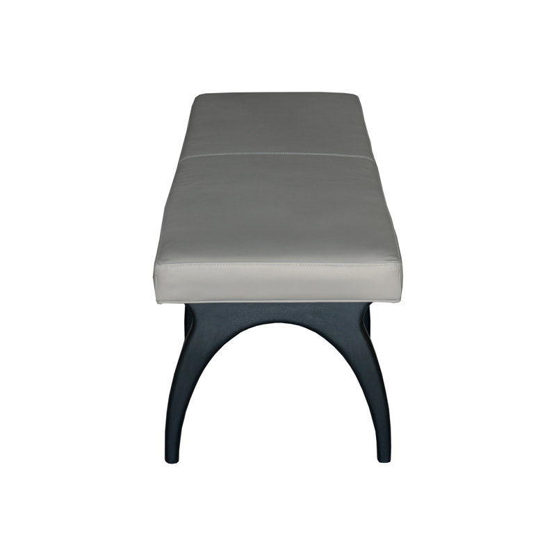 Chelan Genuine Leather Upholstered Bench