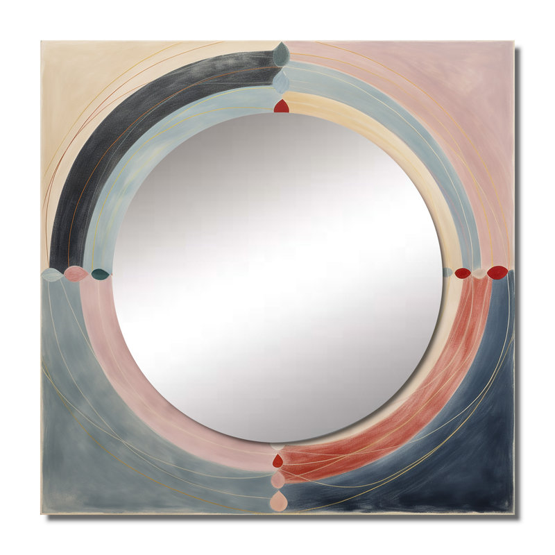 Serendipity In Retro Pink Pastel, 23 po x 23 po