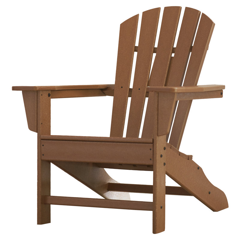 POLYWOOD Palm Coast Adirondack, Teak