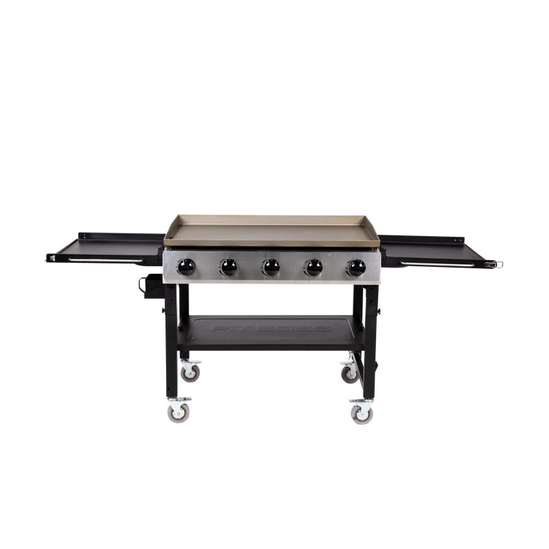 Pit Boss 5 - Burner Liquid Propane Infrared 62000 BTU Gas Grill with Side Burner