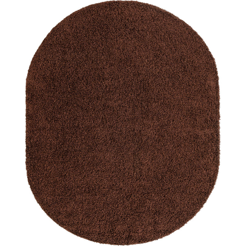 Tapis brun Renesha, Oval 8 pi x 10 pi