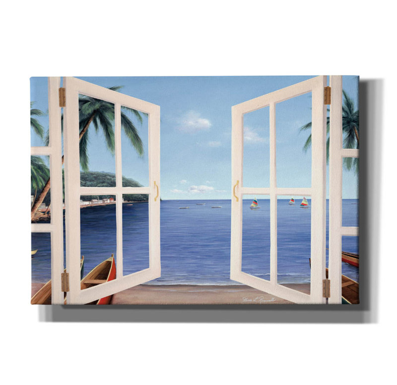 «Day Dreams Window» par Diane Romanello, H 18 po x l 26 po x P 0,75 po