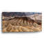  «Vallée de la mort - Zabriskie Point Lines» par Epic Portfolio, art mural en verre acrylique, 24 po x 12 po-1604194262