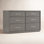 Vienna 6-Drawer Dresser with Acrylic