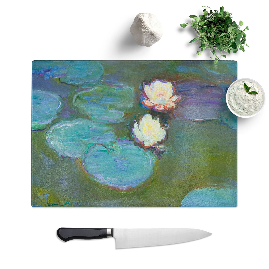 Water Lilies Lily Pond Vol.41 by Claude Monet Chopping Board