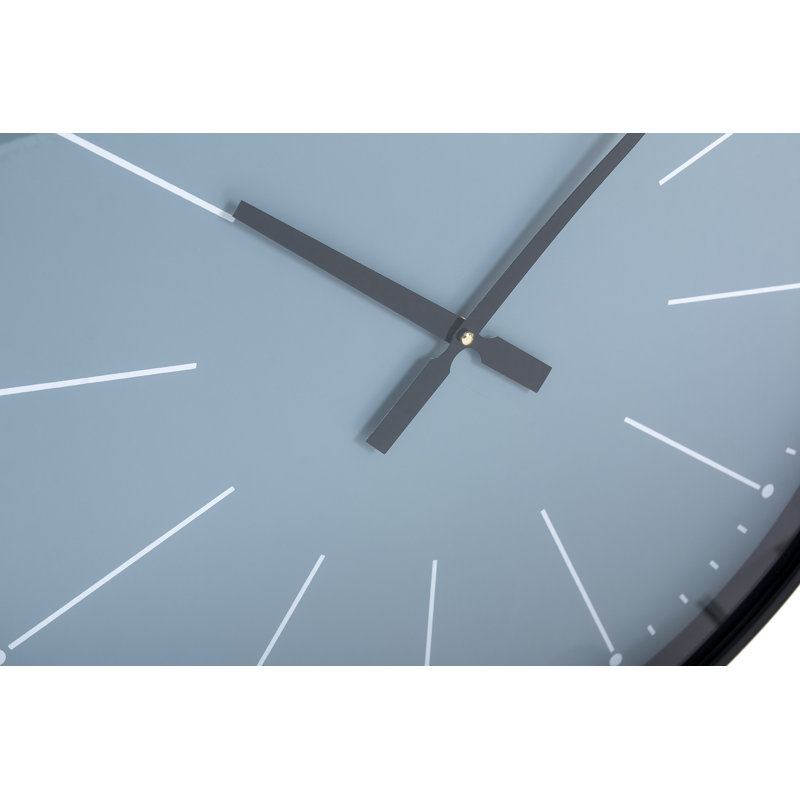 Metal Wall Clock, Black