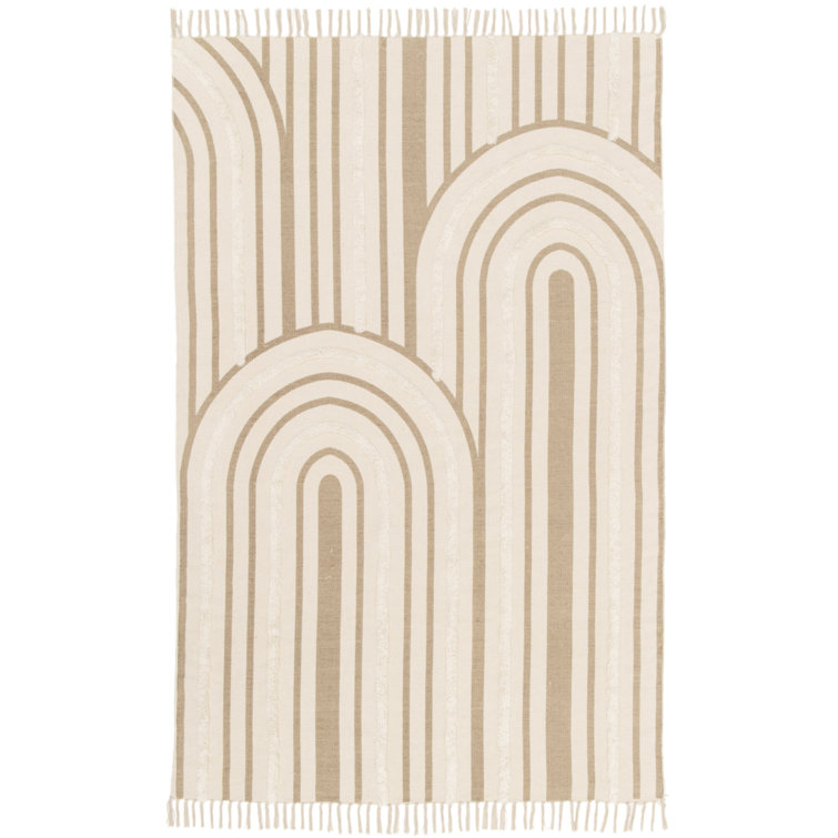Antowan Geometric Cotton Area Rug