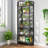 Axtell 69.6" Tall Bookshelf 6 Tier Bookcase, Modern Book Shelf Open Display Storage Rack Shelves-1717916035