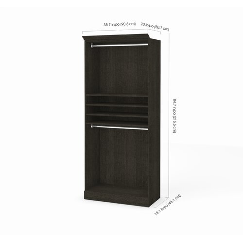 Lark Manor Alvaretta 35.8'' Closet System | Wayfair