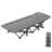 Portable Folding Bed With Side Bags For Outdoor Camping