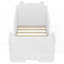Structure de grand lit, sans sommier, solide et durable, L 54,4 po x l 30 po x H 26,8 po-1131024848-1131024851