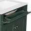 Meuble-lavabo de salle de bain 24 po avec 2 portes et tiroir, organisateurs de rangement intelligents, glissières de tiroir coulissantes, charnières à fermeture en douceur, convient aux portes de petits espaces, pieds en bois massif basculants, facile à nettoyer-709813470