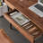 Solid Wood Desk: Elegant Study & Office Solution-901461743