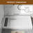 48/60"W x 32/36"D Multiple Sizes Single Threshold SMC Shower Pan Base with Drain Assembly, Non-Slip-112495619-120494387