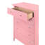 Charmant coffre de rangement rose pour tout espace-2051078950