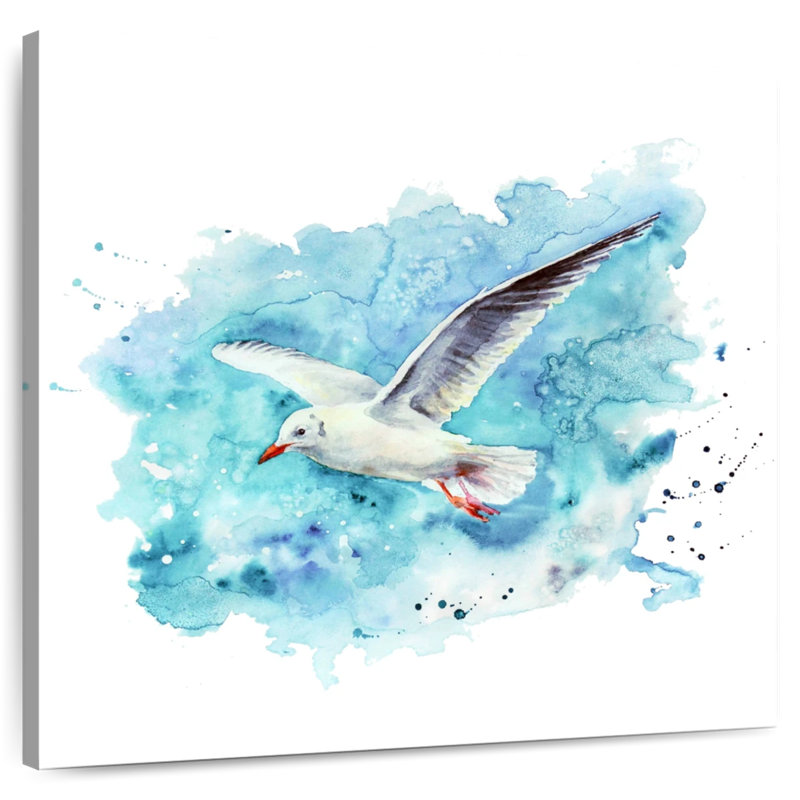 Flying Sea Gull, 10" H x 10" W