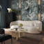 Canapé en velours texturé crème Tov Furniture-2077773247