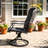 Black High Back Dining Chair Set-725168285