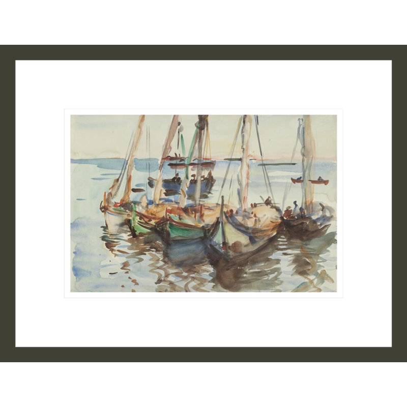 «Portuguais» par John Singer Sargent, impression giclée sur cadre, H 13,06 po x l 16,75 po