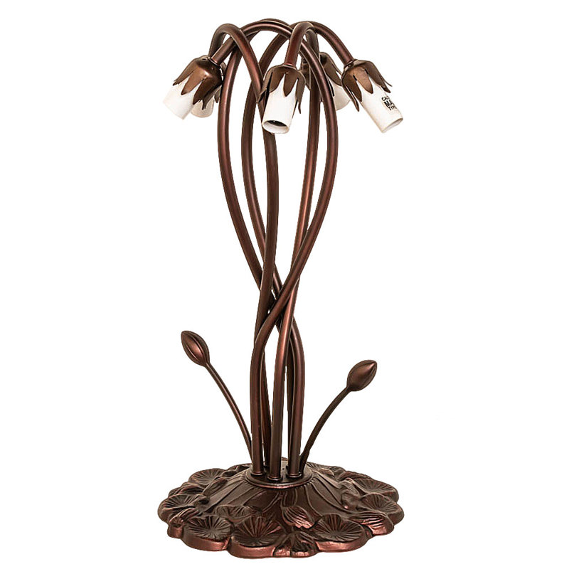 Tiffany Table Lamp, Pink, Rocker