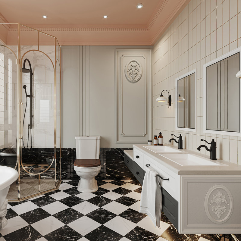 Classic Style Single Handle Bathroom Faucet