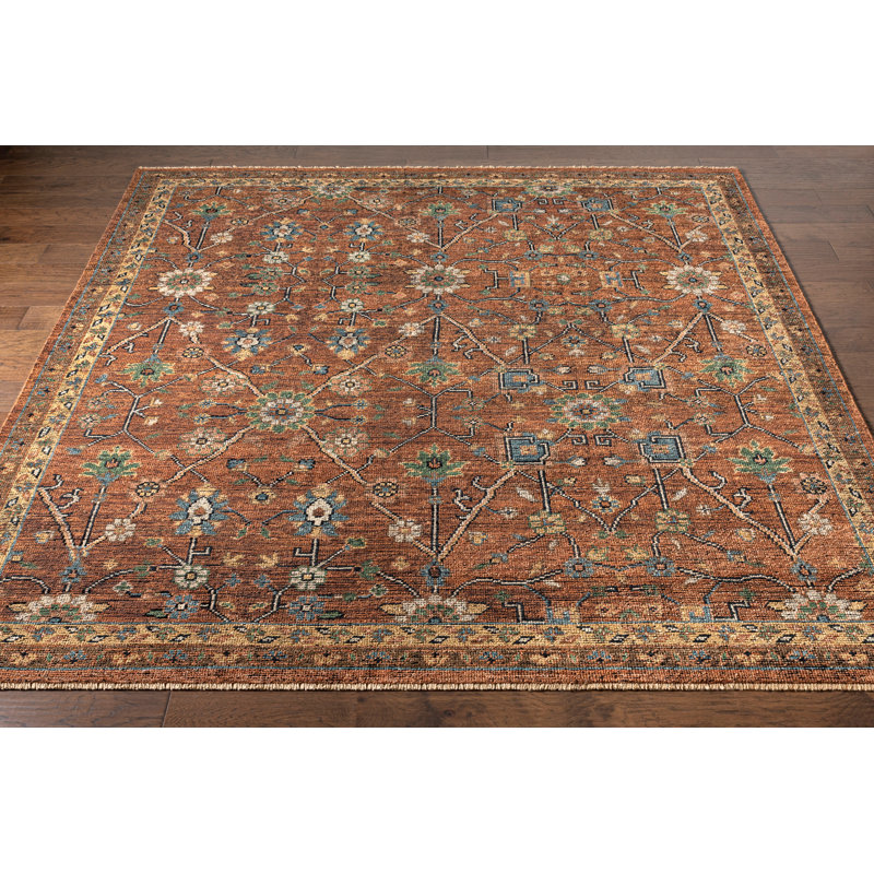 Meja Wool Oriental Area Rug, Rectangle 9' x 12'
