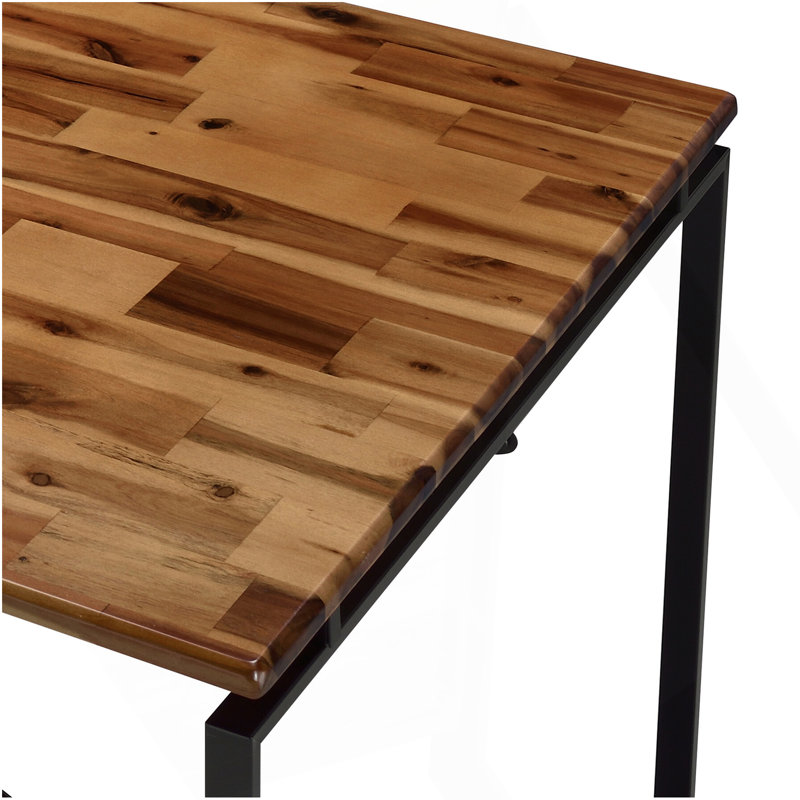 Dining Table With Metal Sled Base