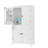 Elegant Bathroom Floor Storage Cabinet, Bathroom Storage Unit, Freestanding Cabinet With 4 Doors, Adjustable Shelves, Adaptable Shelves-1582330107