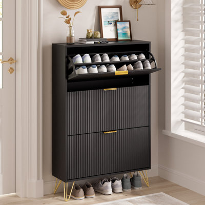 18 Pair Shoe Storage Cabinet