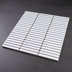Porcetile 0.48" x 3.63" Stacked Glossy Porcelain Mosaic Wall and Floor Tile