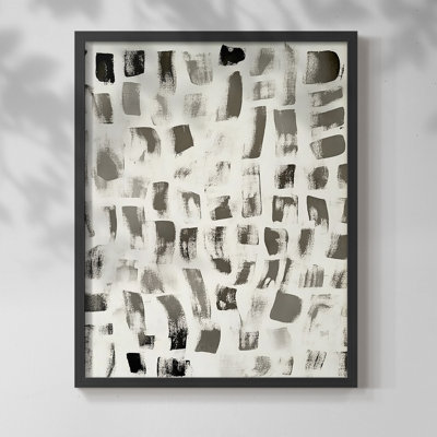 ABSTRACT Series DLXVII - Impression encadrée de qualité supérieure - Prêt à accrocher - Aucun clou requis ABA160002