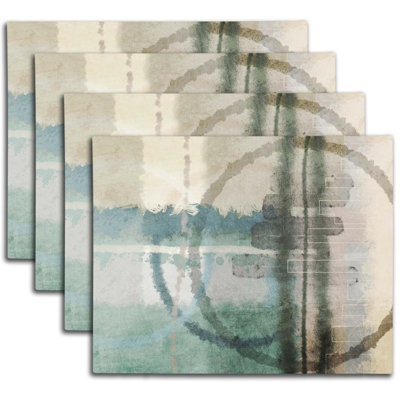 Napperon abstrait en polyester