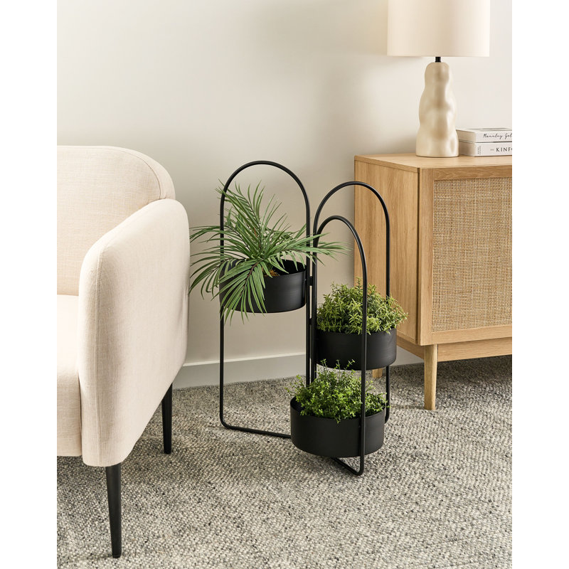 Soghra Plant Stand, Black