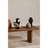 Cognac Solid Wood Bench