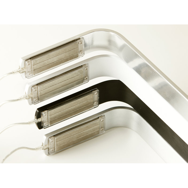 Lim C Table Lamp, Brushed Silver