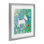 «Little White Scottie», reproduction sous verre encadrée par Clare Tupper
