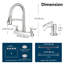8" Widespread Laundry Faucet